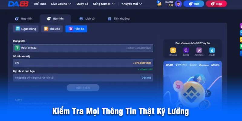 Kiểm Tra Mọi Thông Tin Thật Kỹ Lưỡng